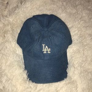 LA Corduroy Blue Hat
